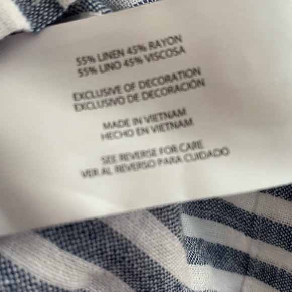 Orvis Top NWT Linen Blend Button Up Size XXL - Picture 10 of 15